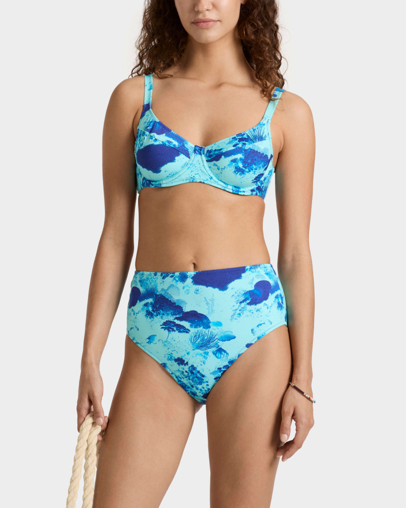 Vilebrequin WOMEN UNDERWIRE BIKINI TOP CORAL REEF outlook