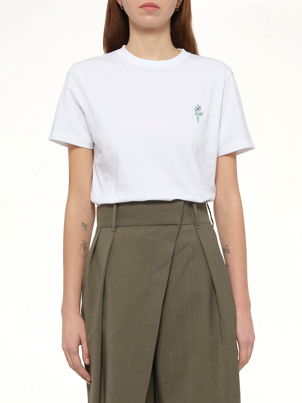 Relaxed Fit T-Shirt in White - 6