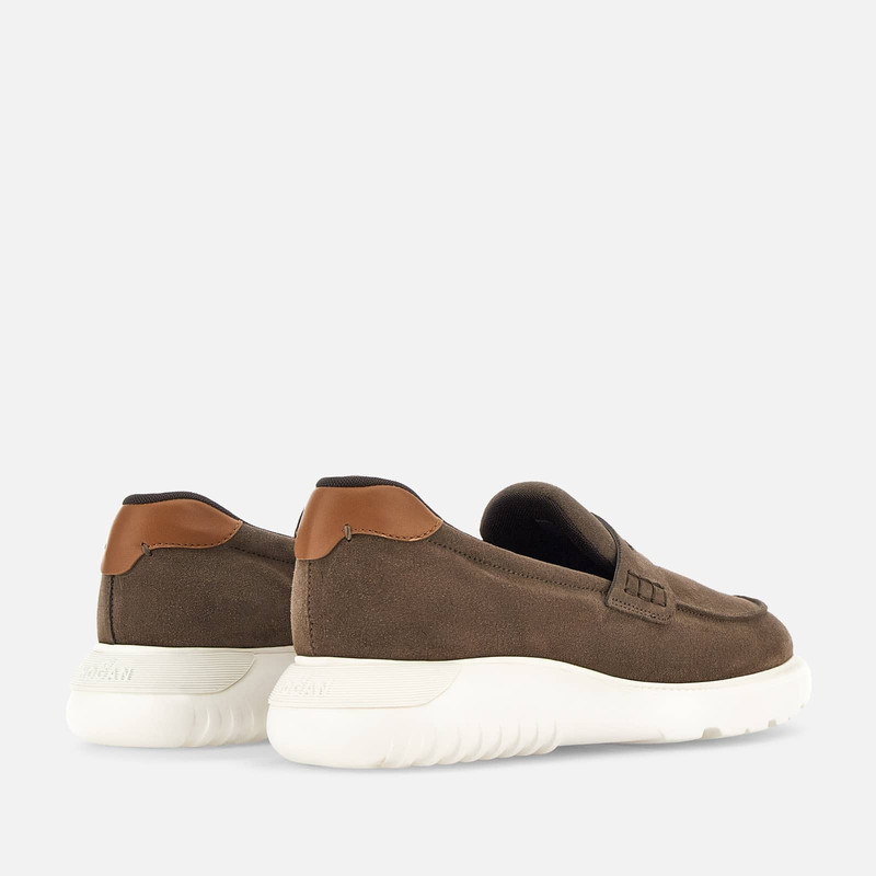 HOGAN Loafers H600 Grey outlook
