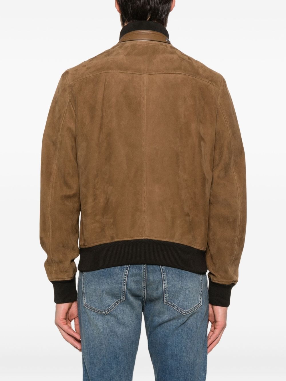 suede bomber jacket - 4