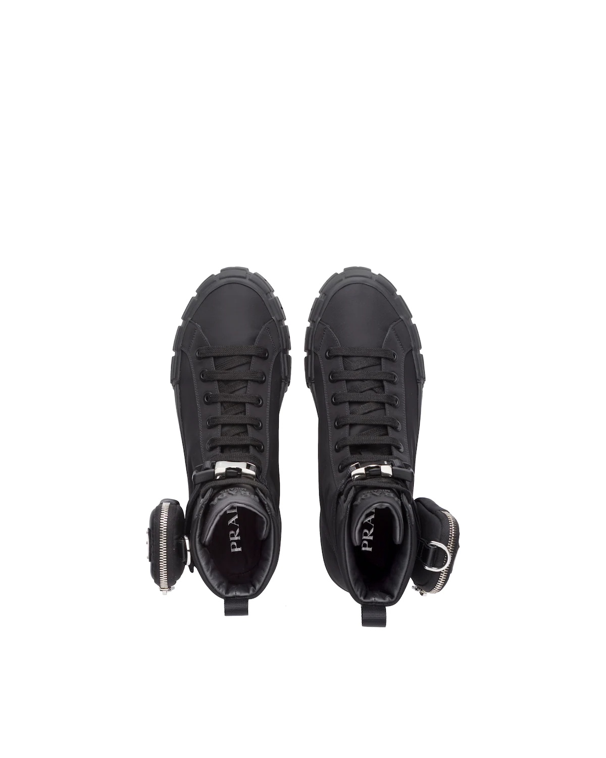 Prada Wheel Cassetta high-top sneakers - 4