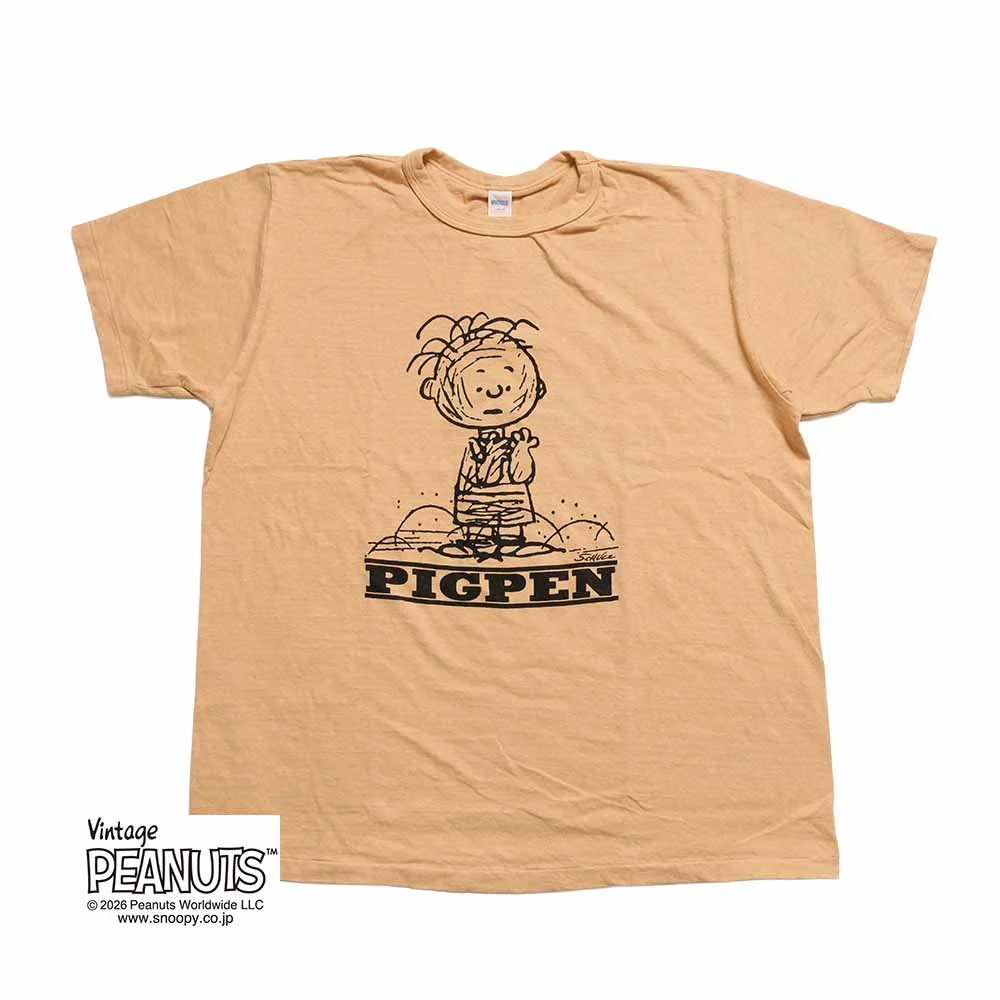 WAREHOUSE - S/S T-SHIRT - I'M A DUST MAGNET! (PIG PEN) - YP126S-5 - 1