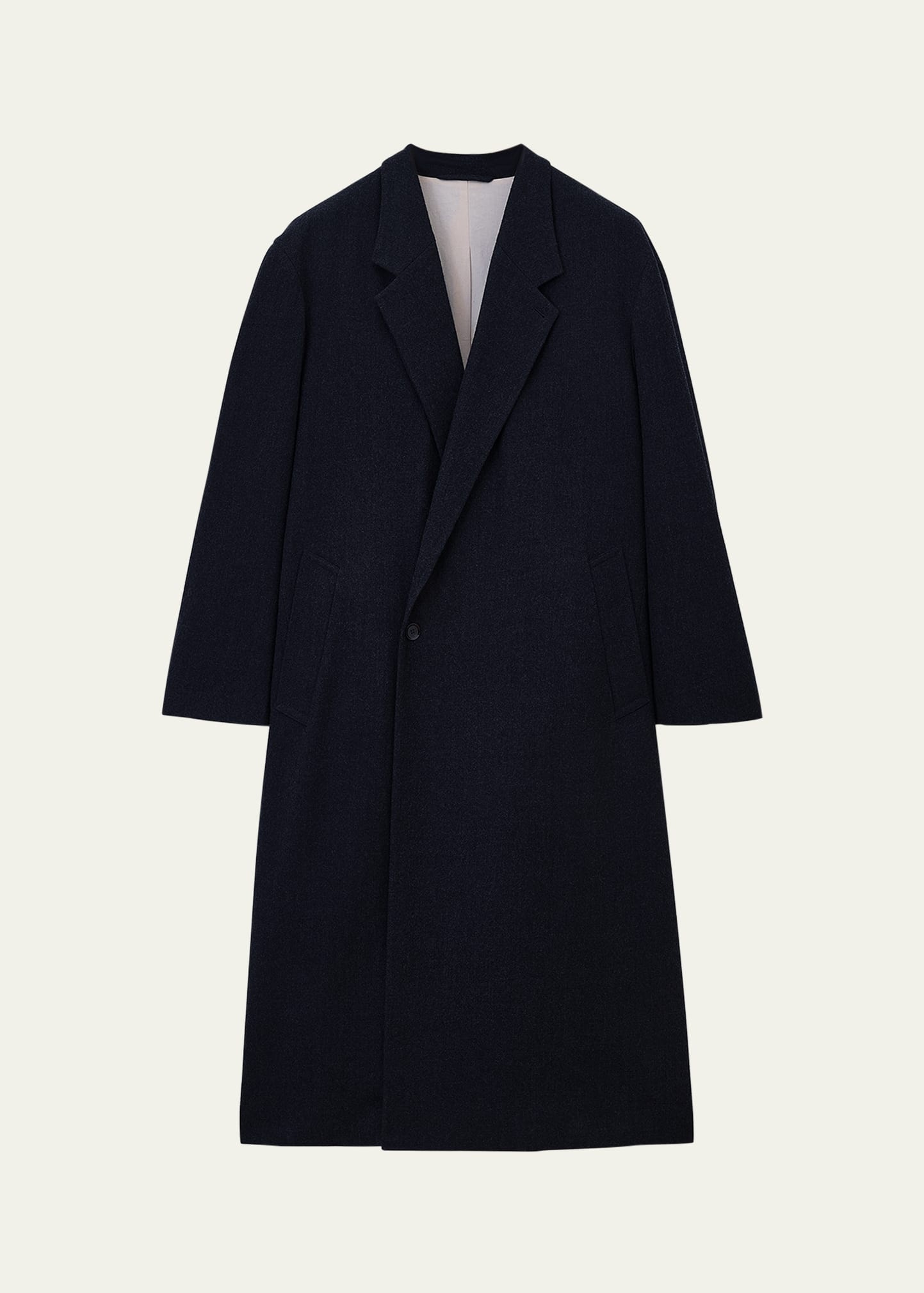 Lemaire Men's Spongy Wool Oversized Overcoat