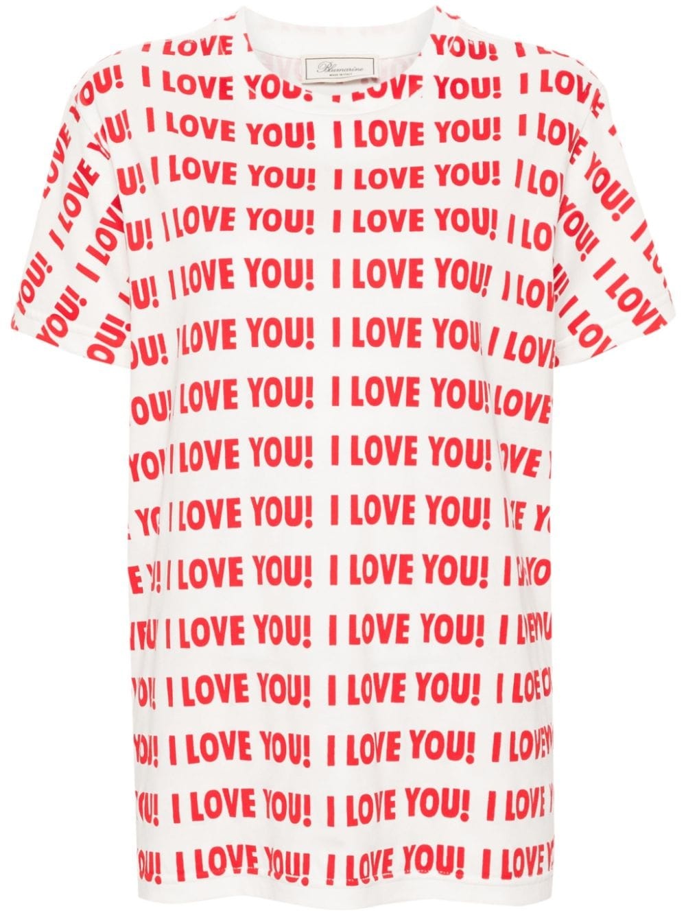 slogan-print T-shirt - 1