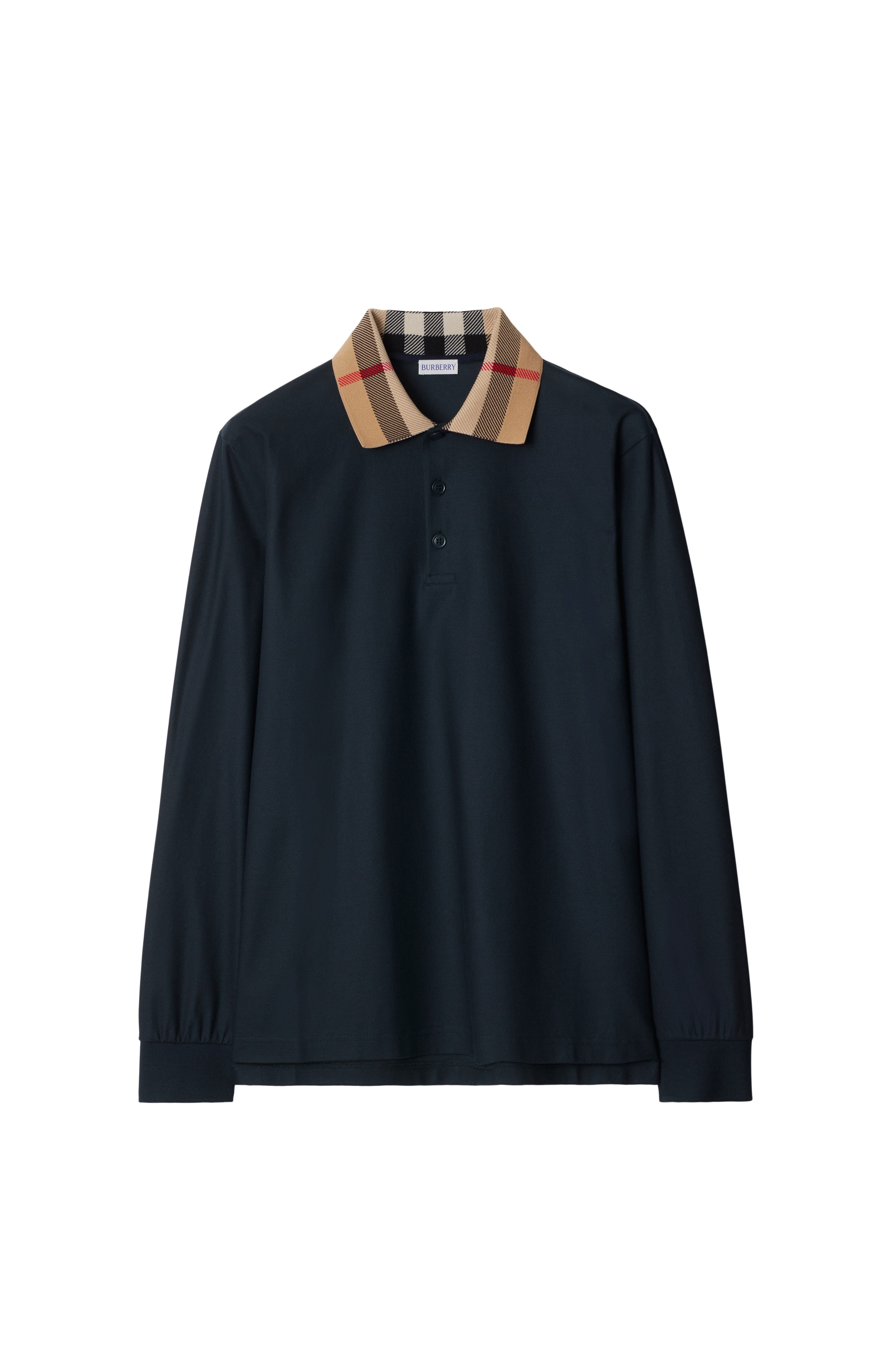 burberry Cotton Polo Shirt in Smoked Navy at Nordstrom - 2