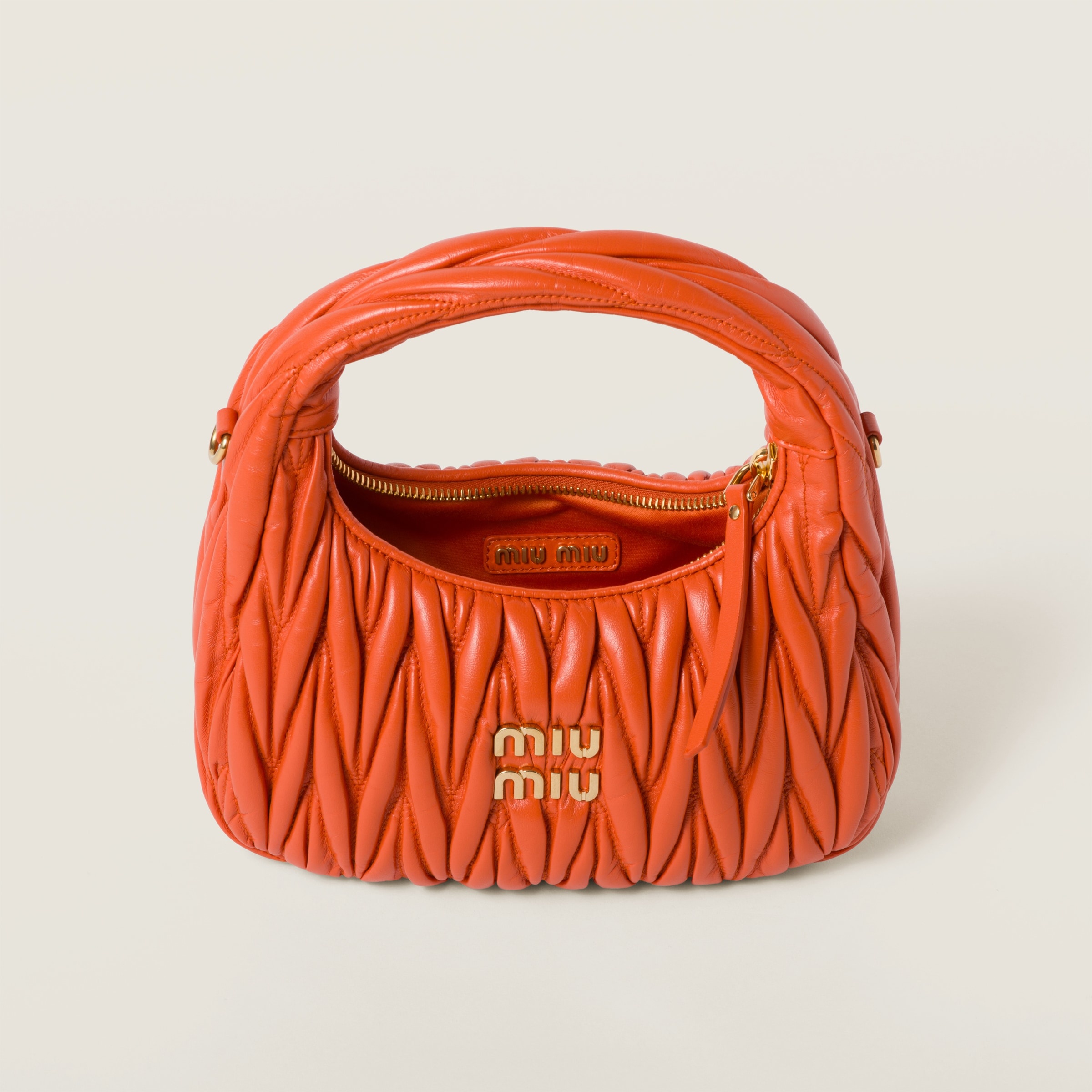 Wander matelassé nappa leather hobo bag - 4