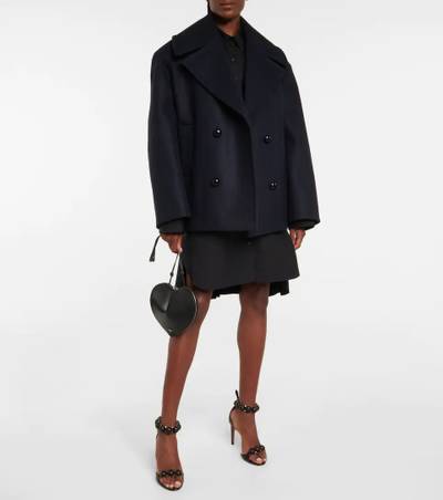 Alaïa Double-breasted wool peacoat outlook
