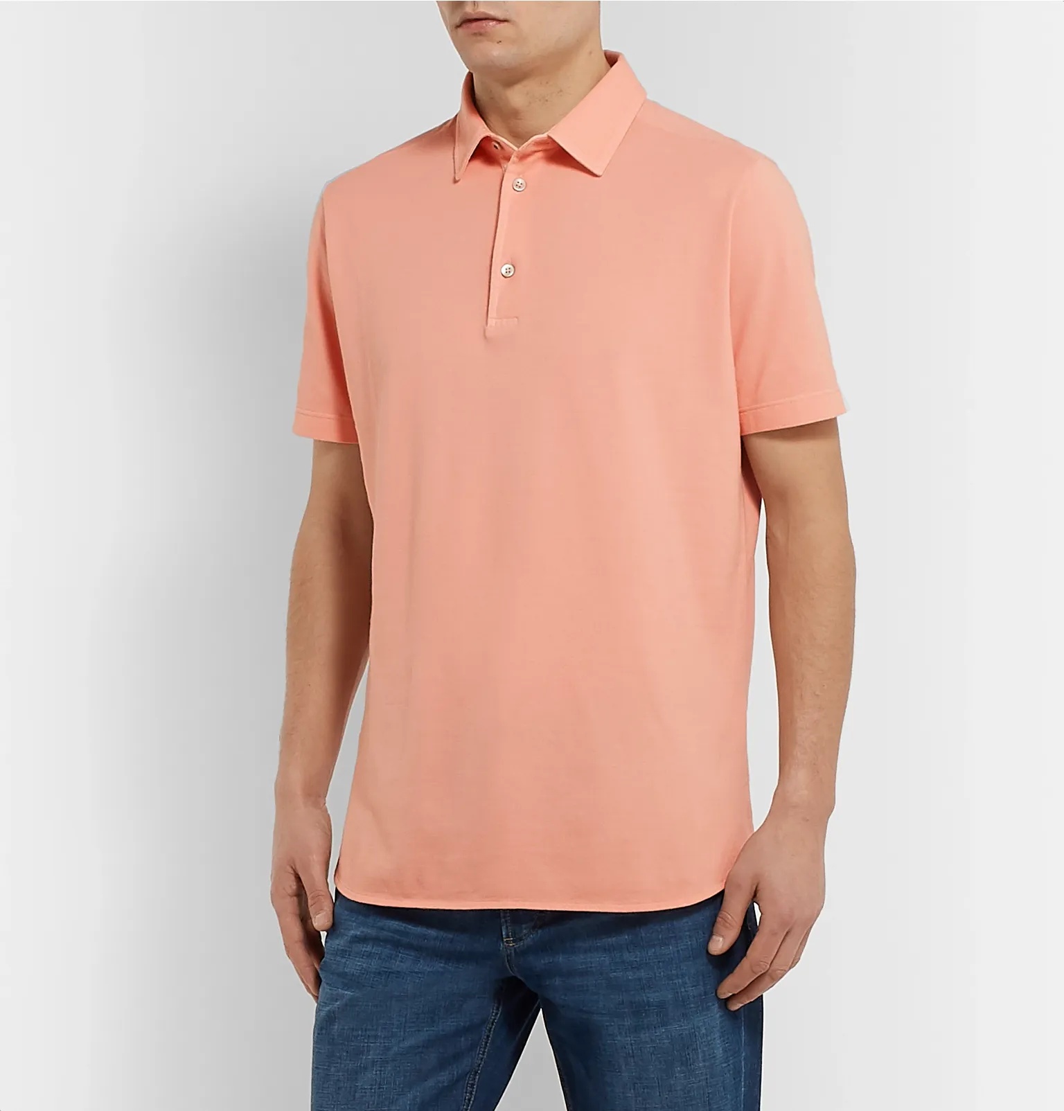 Cotton-Piqué Polo Shirt - 10