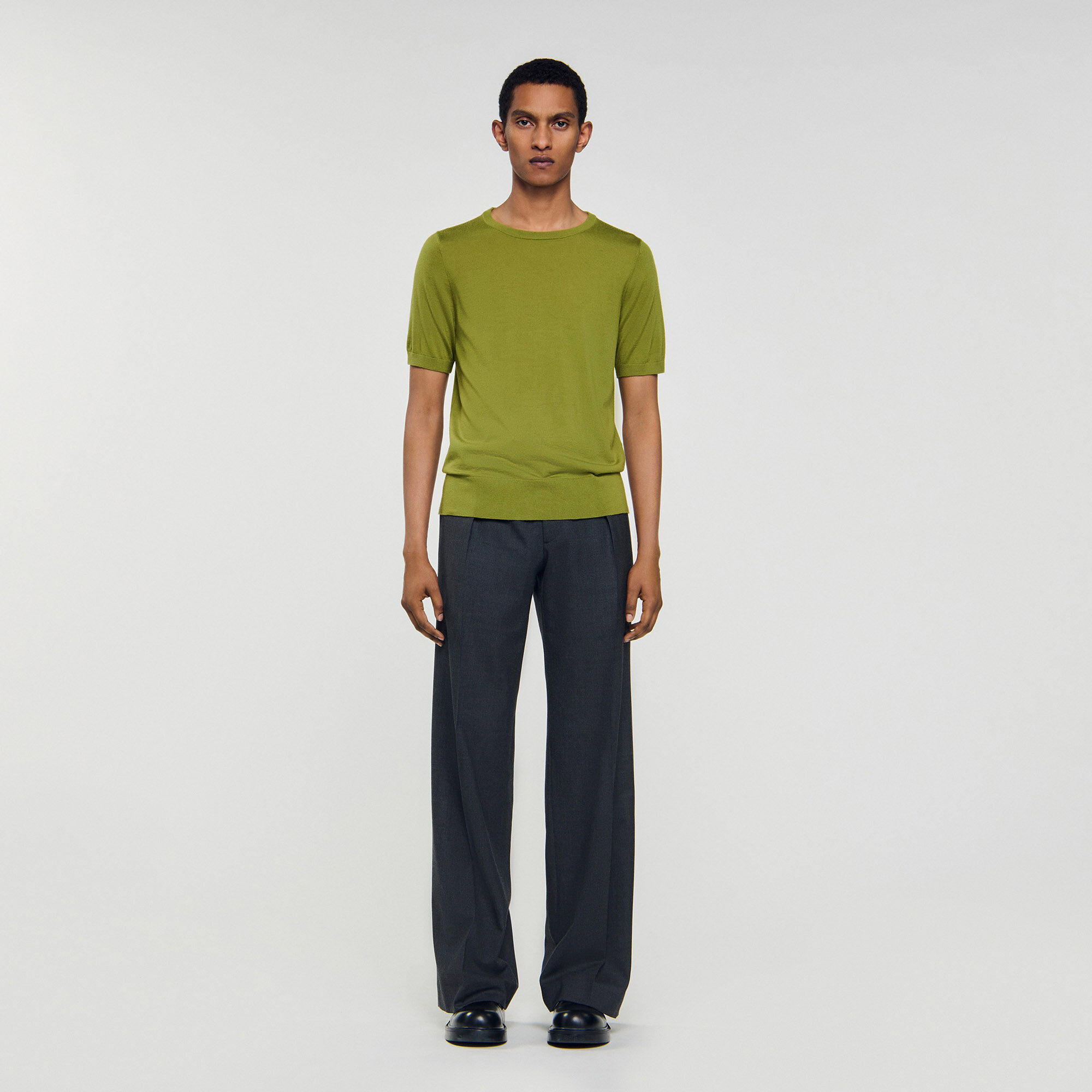 FLOWING KNIT T-SHIRT - 2