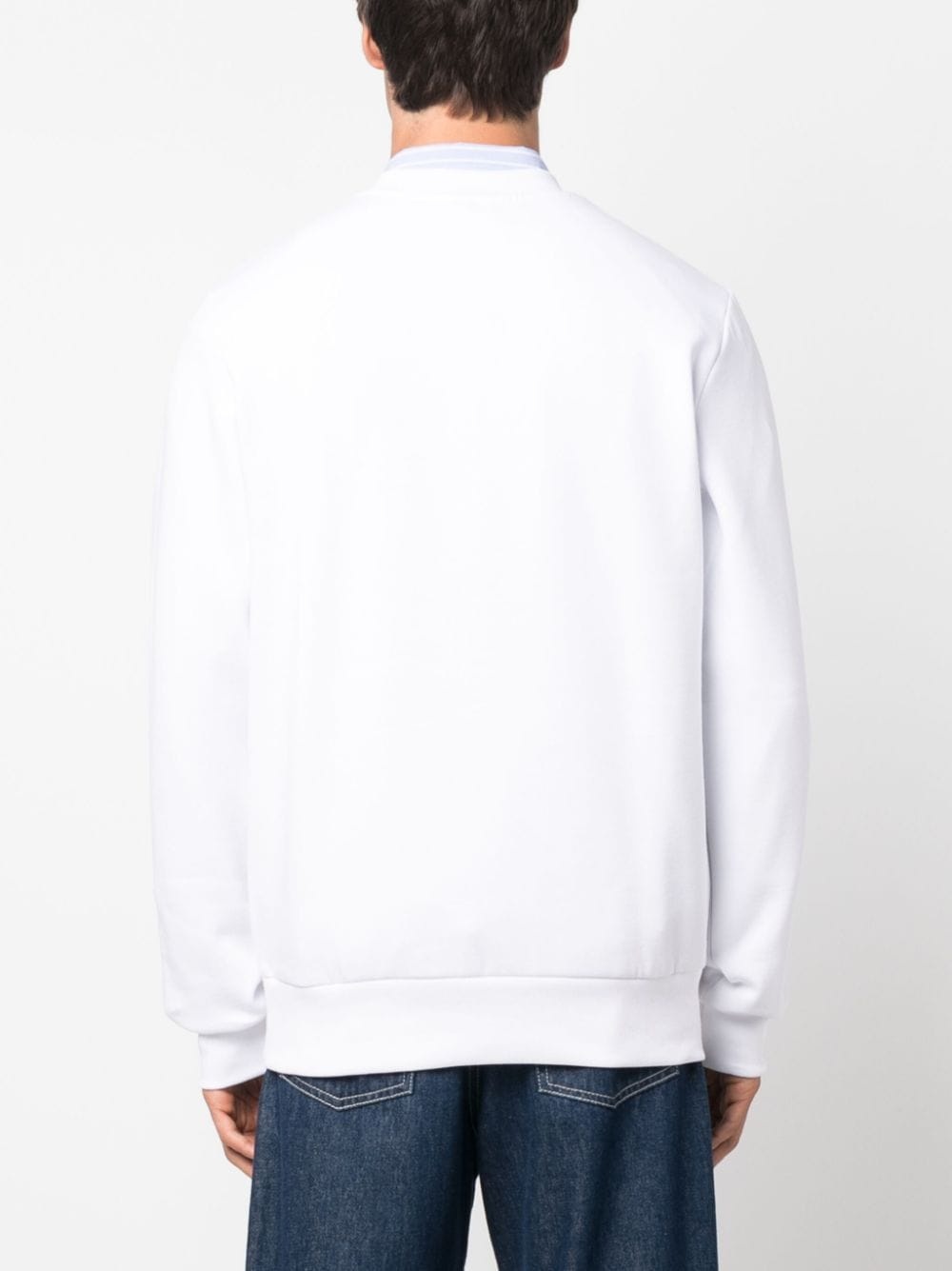 logo-embroidered sweatshirt - 4