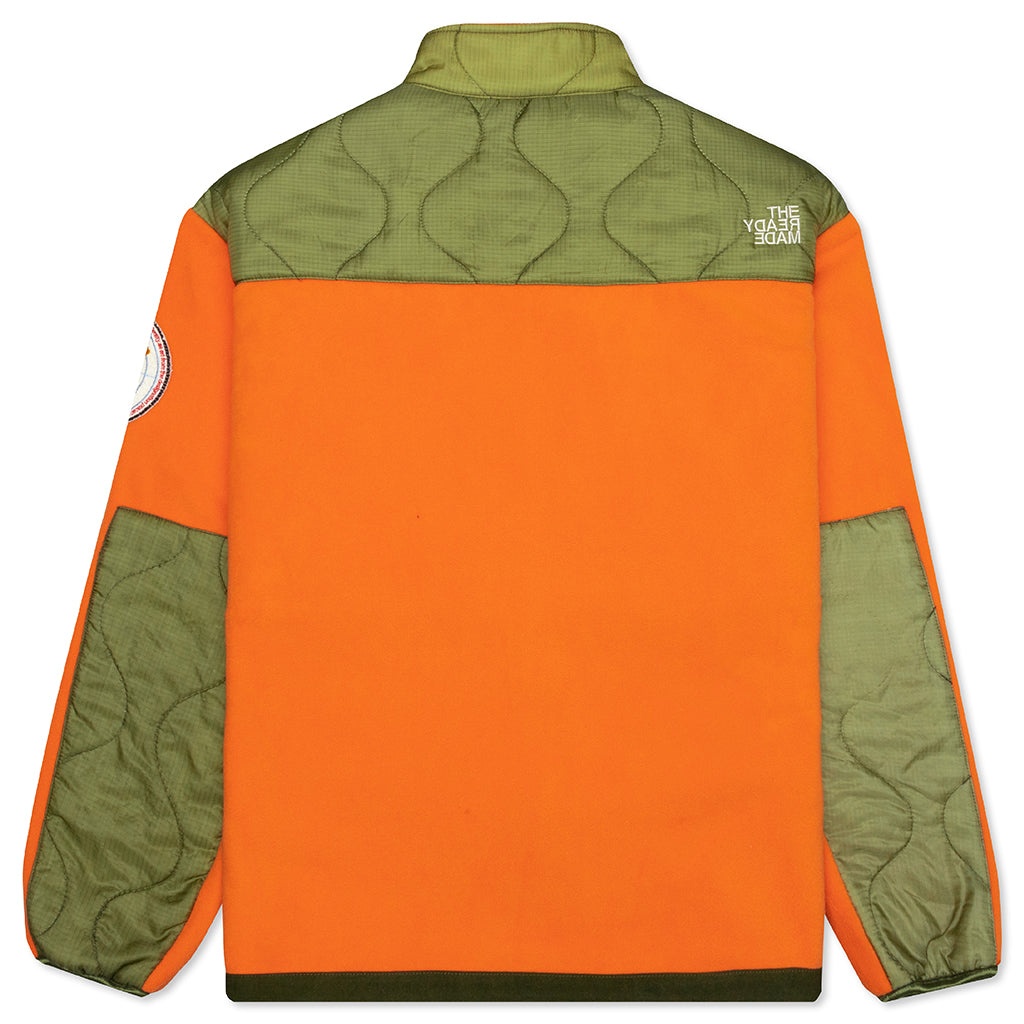 READYMADE FLEECE JACKET - ORANGE/GREEN - 2