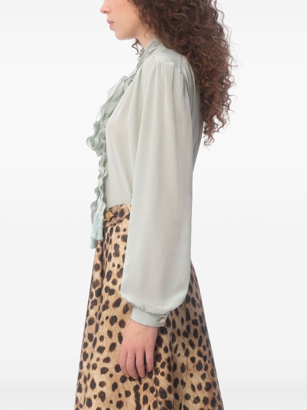 silk blouse - 5