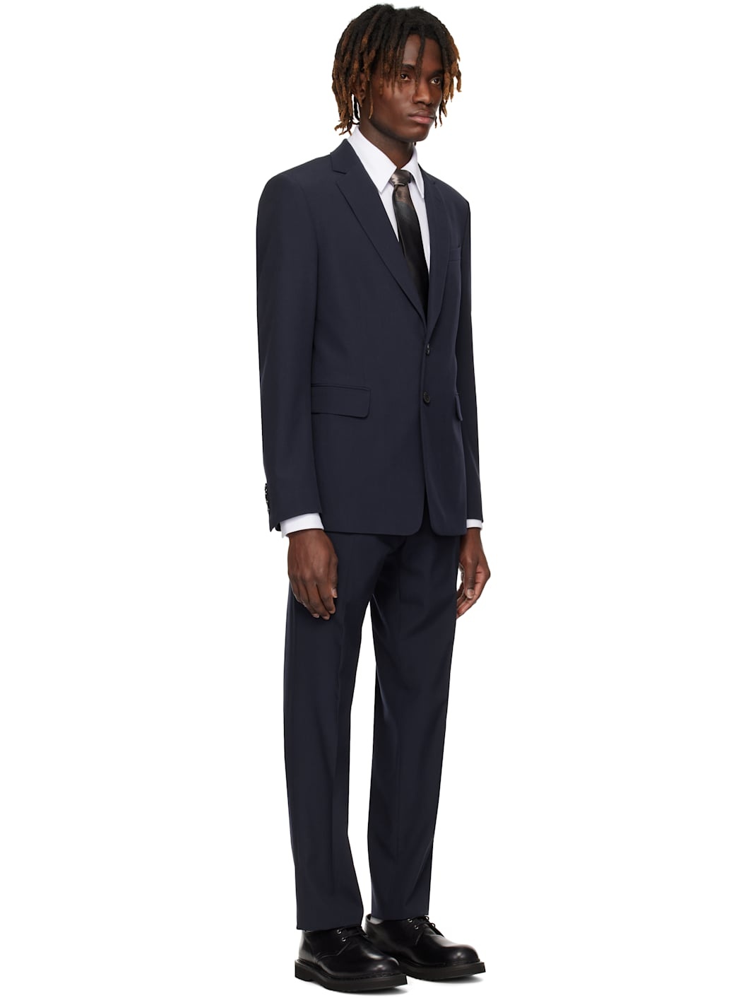 Navy Slim Fit Suit - 2