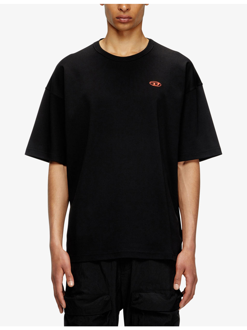 T-Boxt-T6 Logo-Embroidered Cotton-Jersey T-Shirt - 3