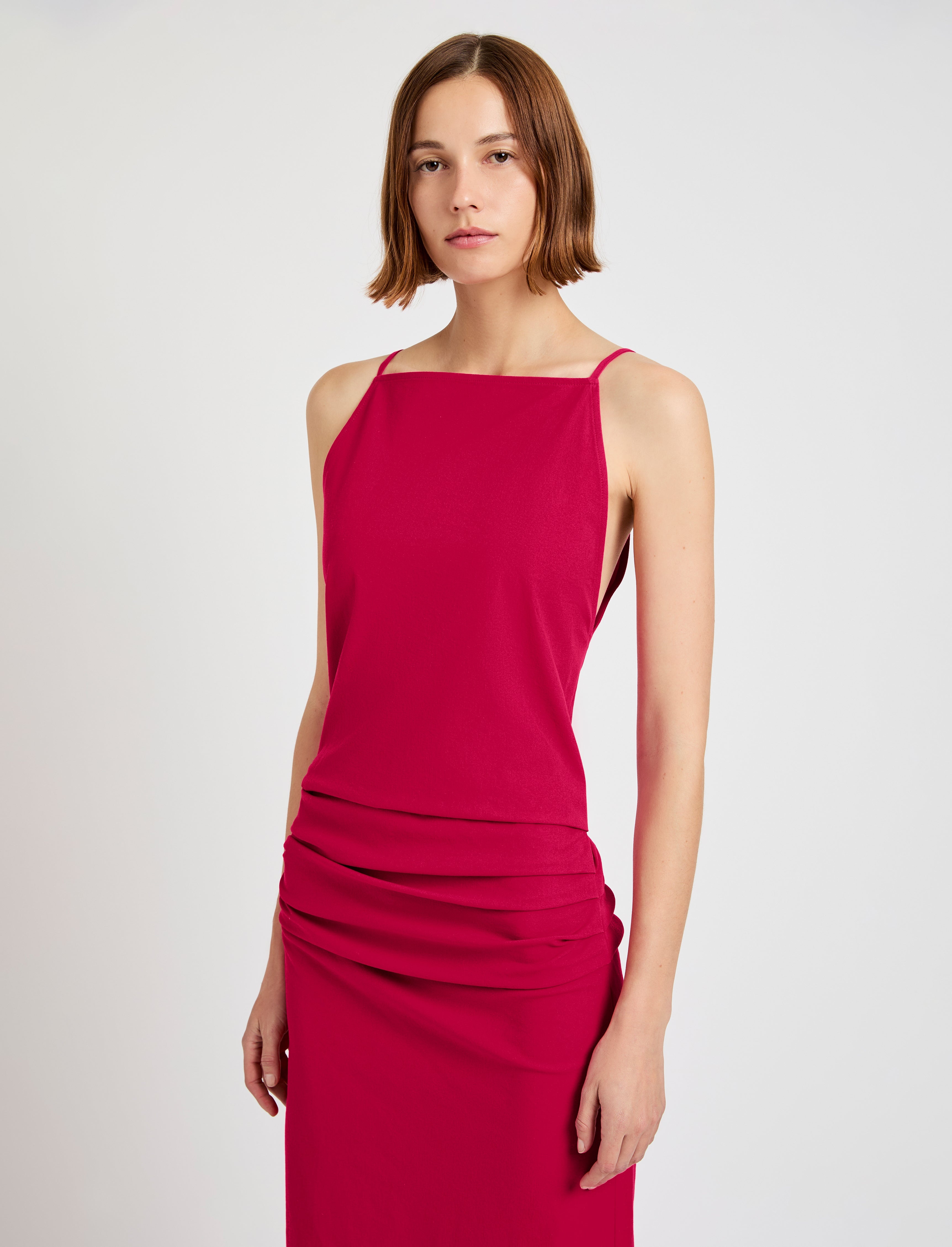 Priya Dress in Bi-Stretch Cotton Nylon - 5