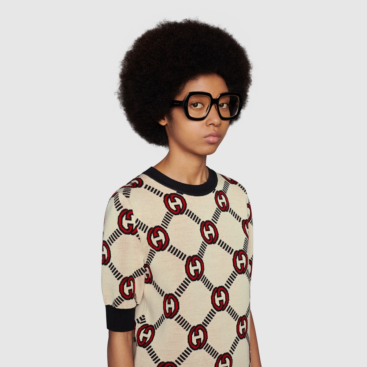 Reversible Interlocking G wool sweater - 7