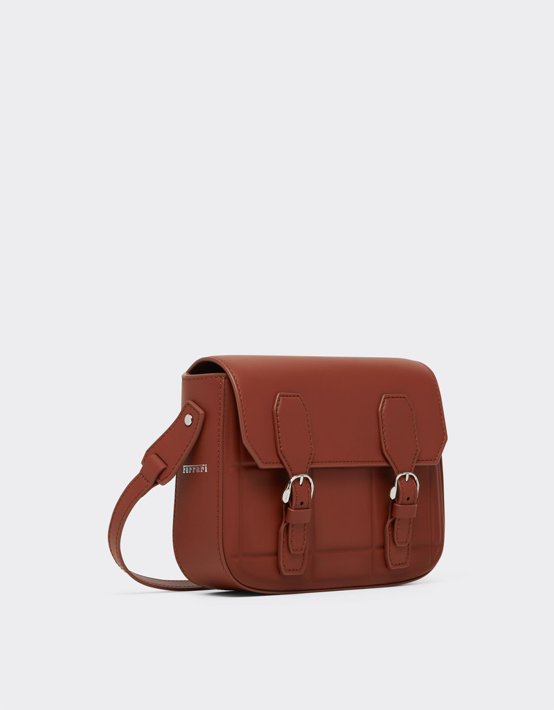 Ferrari Leather messenger bag outlook
