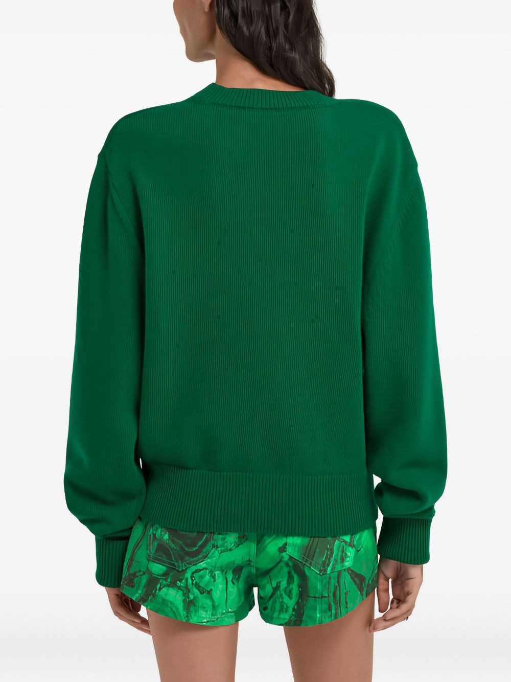 embroidered wool sweater - 4