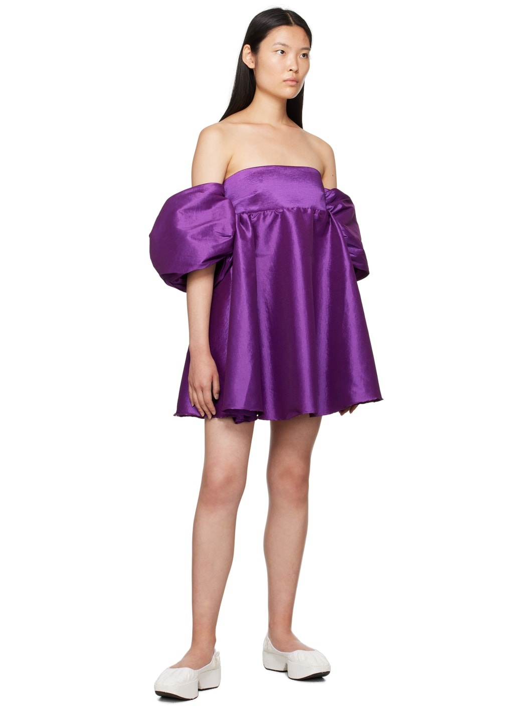 Purple Gitta Minidress - 4