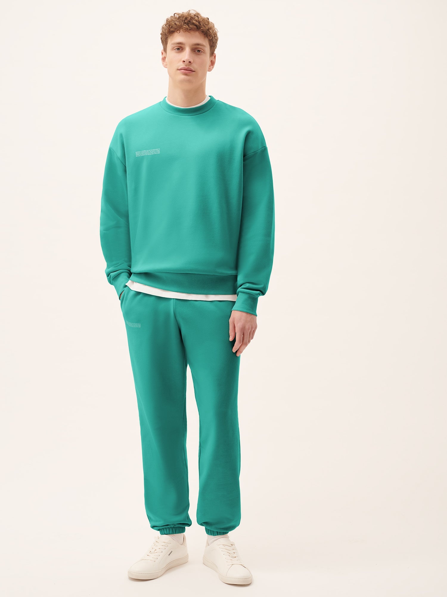 Mens 365 Midweight Sweatshirt - Malachite Green - 5