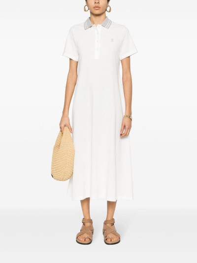 Brunello Cucinelli polo-shirt midi dress outlook