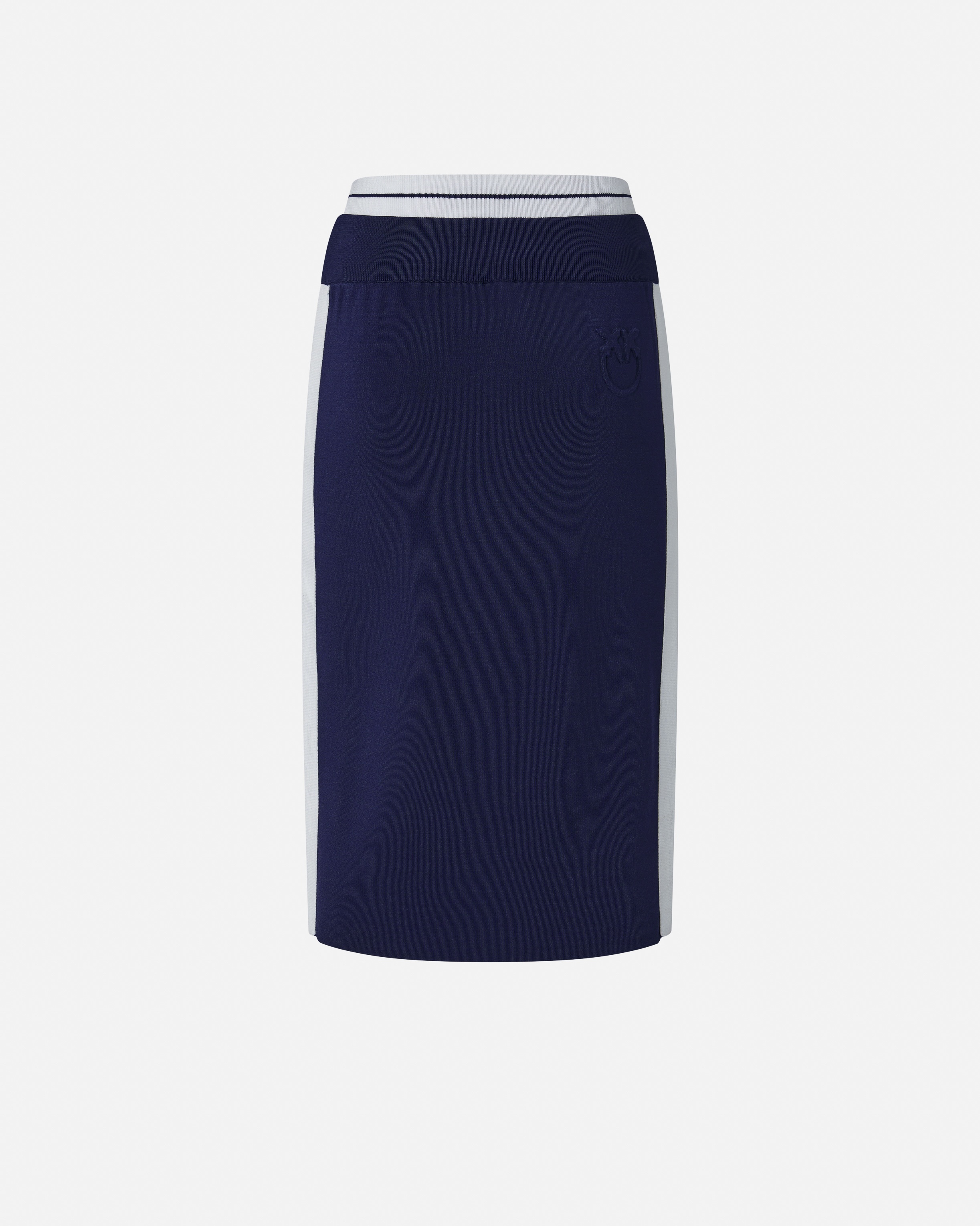 FLEECE PENCIL SKIRT WITH SIDE BAND DETAIL - 6