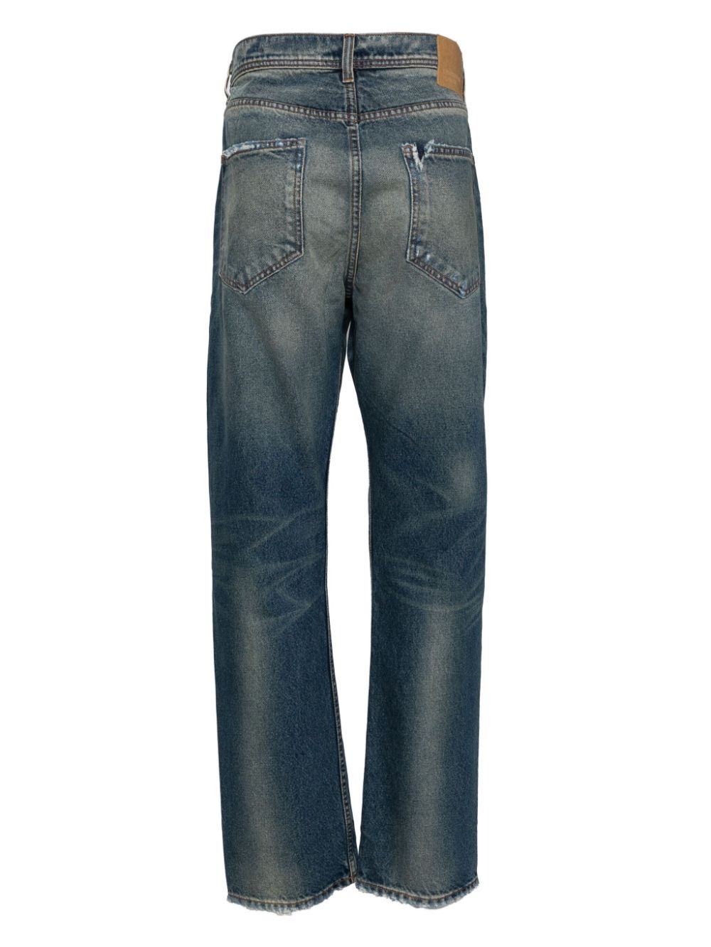 distressed washed T-shirt - 2