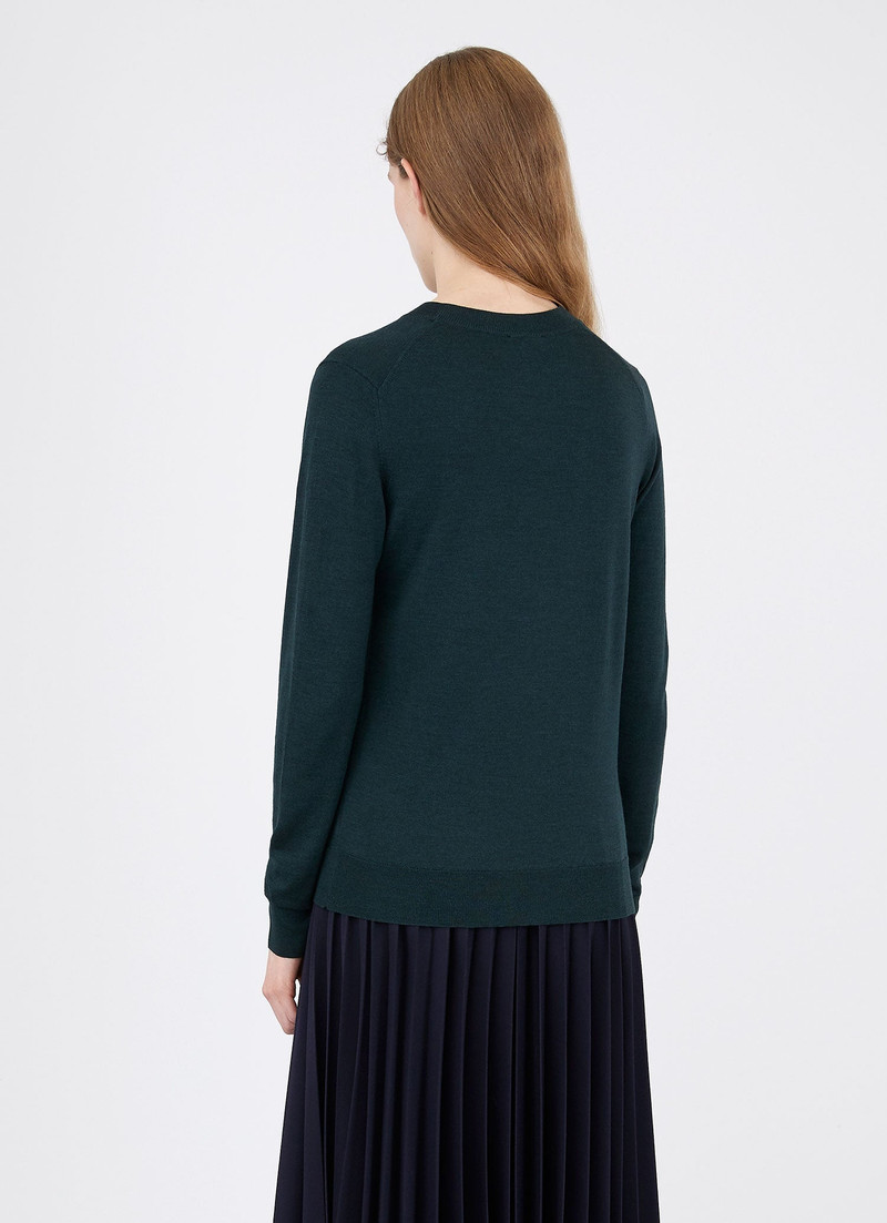 Sunspel Merino Silk Crew Neck jumper outlook