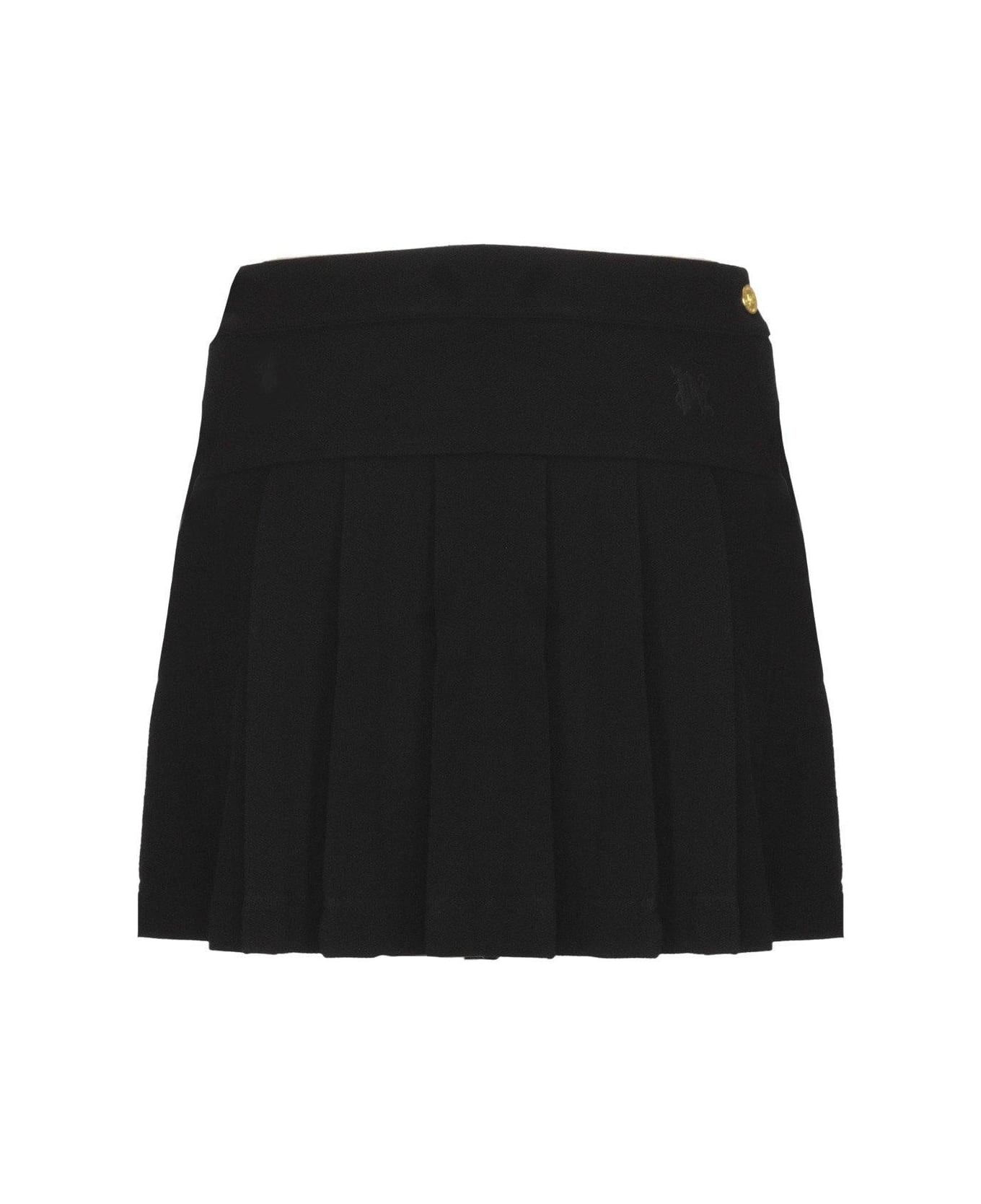Monogram-embroidered Low-rise Mini Skirt - 2
