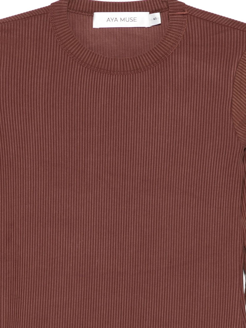 fine-ribbed T-shirt 3