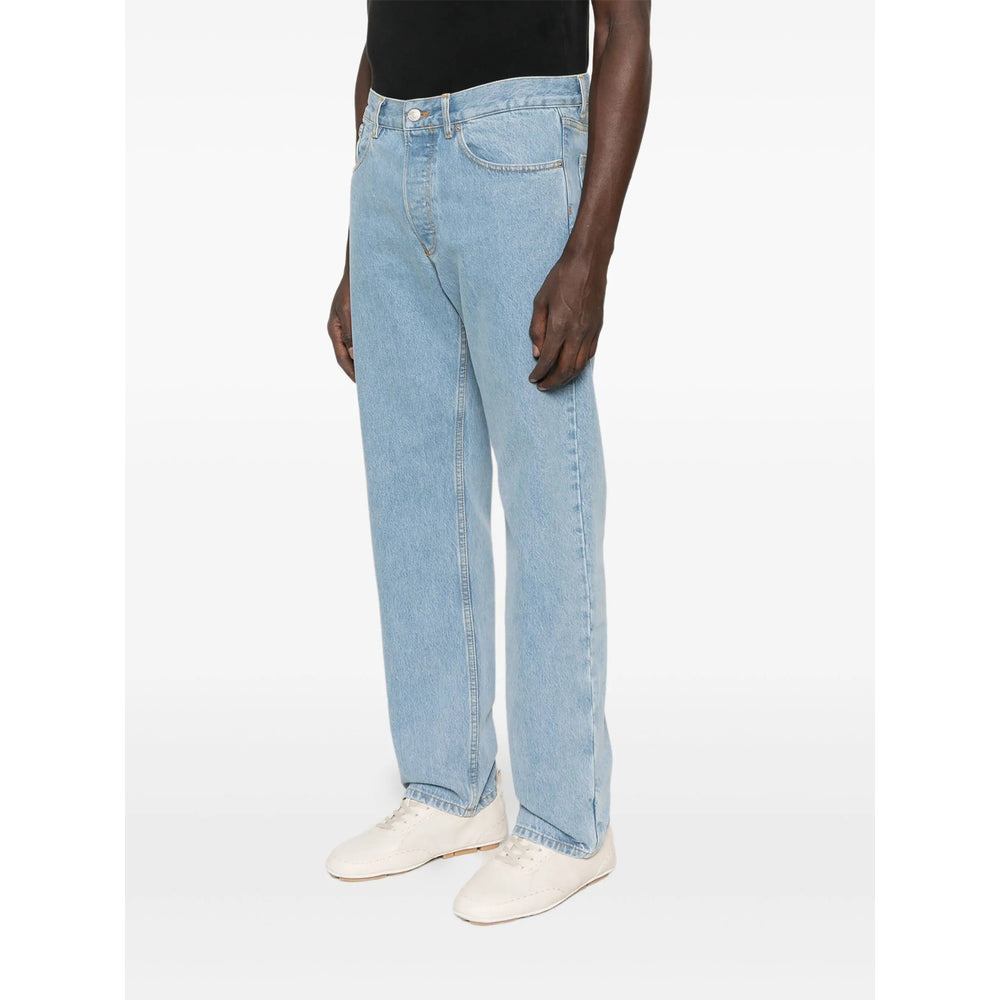 Dries Van Noten Blue Denim - Regular & Straight-Leg Jeans Men - 5