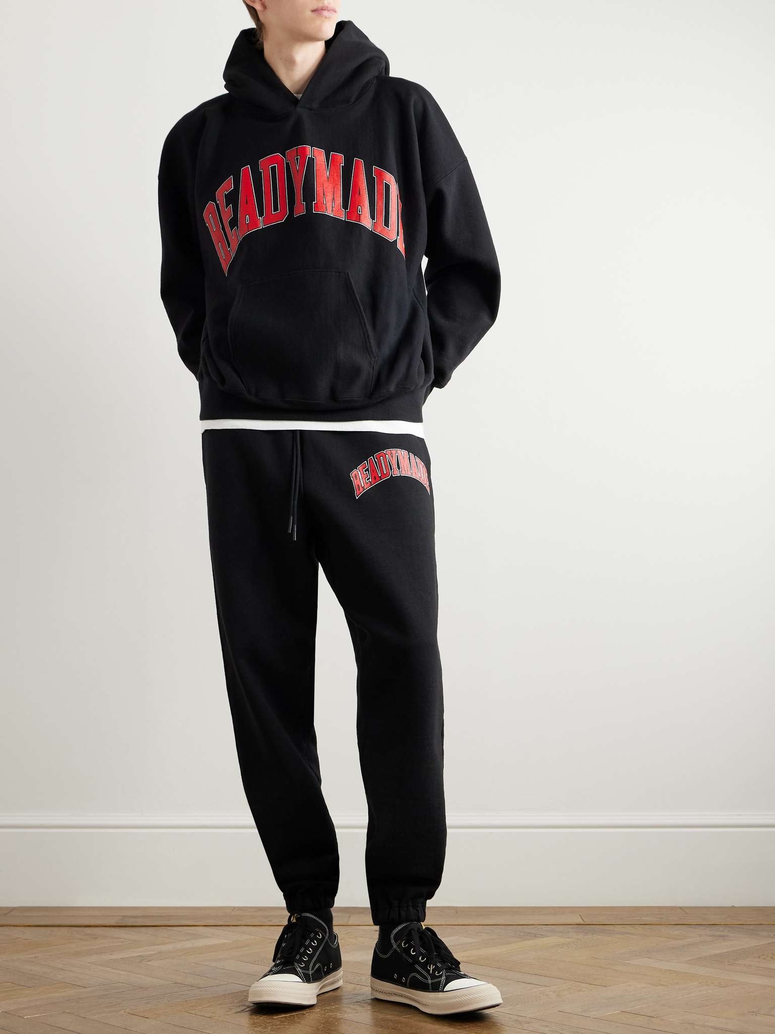 Logo-Print Cotton-Blend Jersey Hoodie - 2
