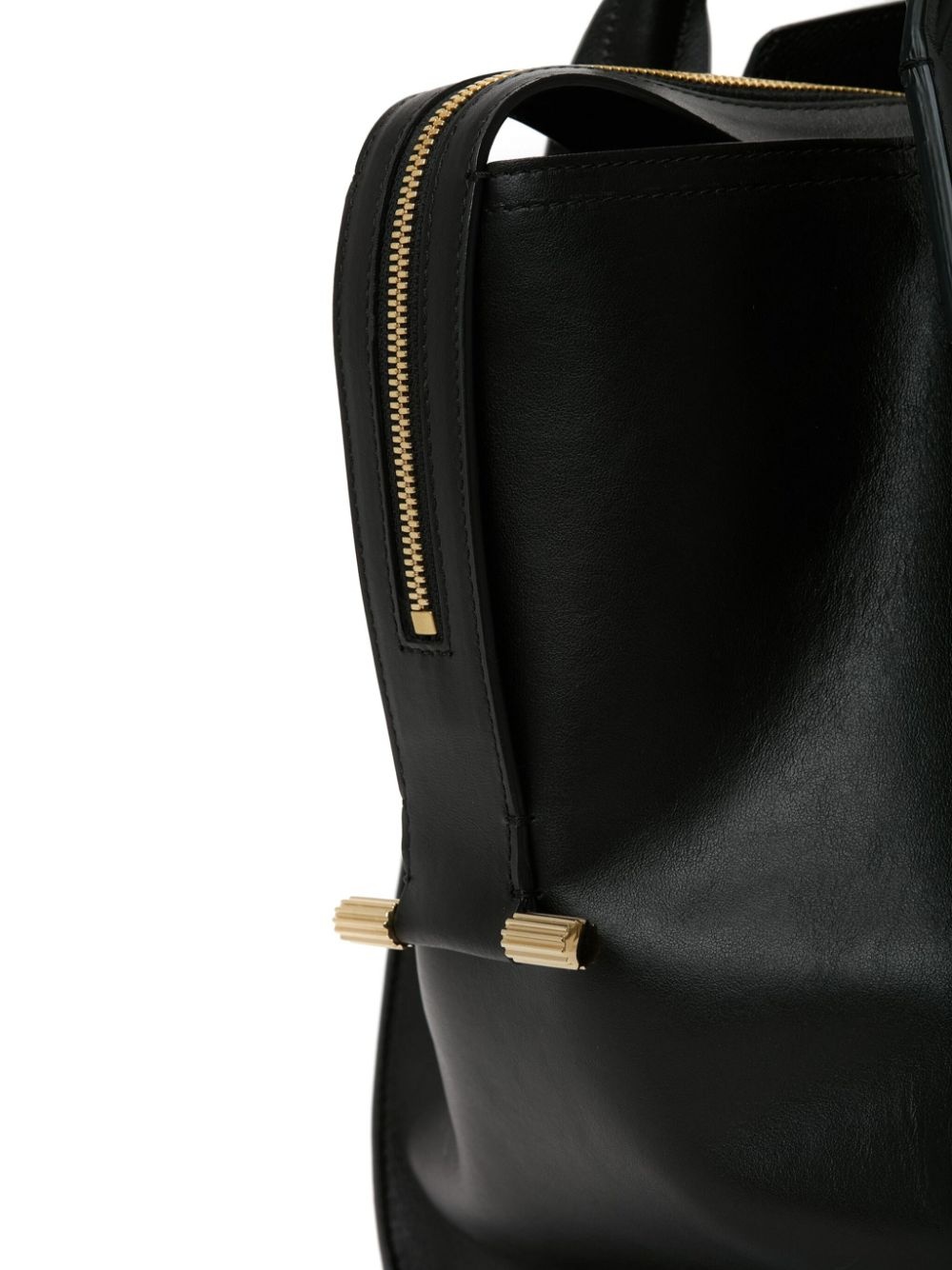 leather tote bag - 5