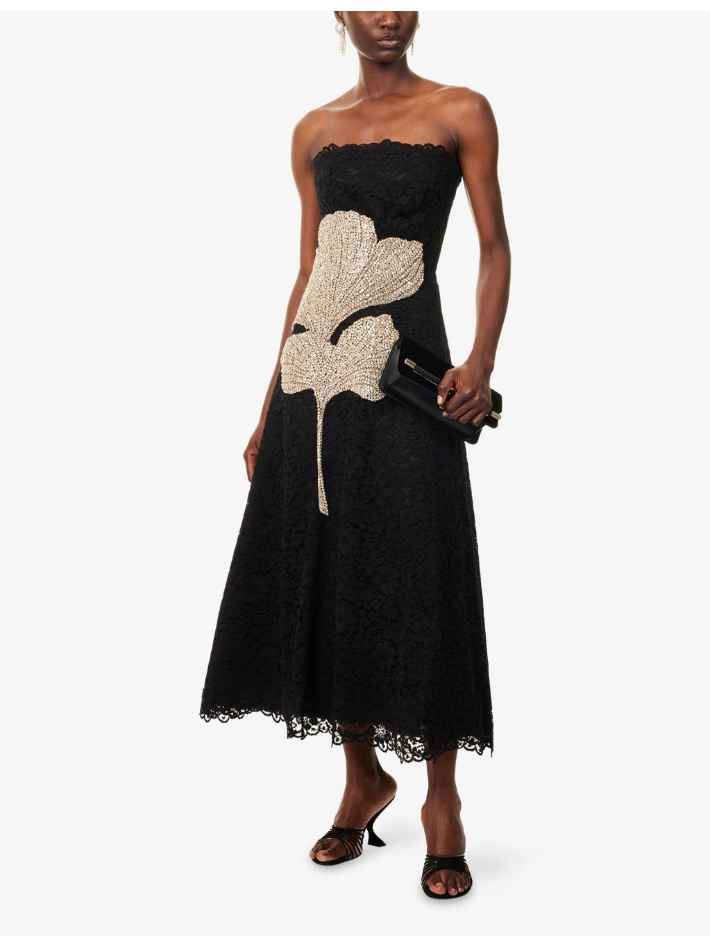 Hallis Crystal Woven Midi Dress - 2