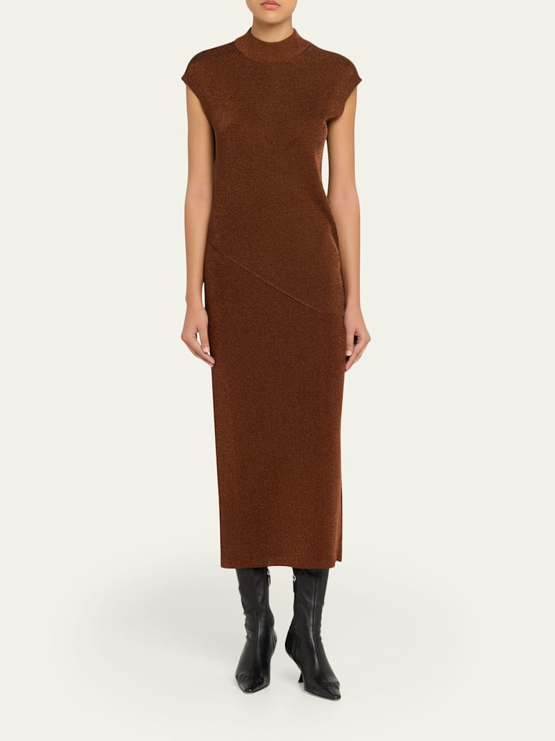 A.L.C. Edith Asymmetric Mock-Neck Top outlook