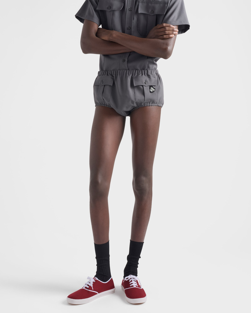 Prada Drill fabric sneakers outlook