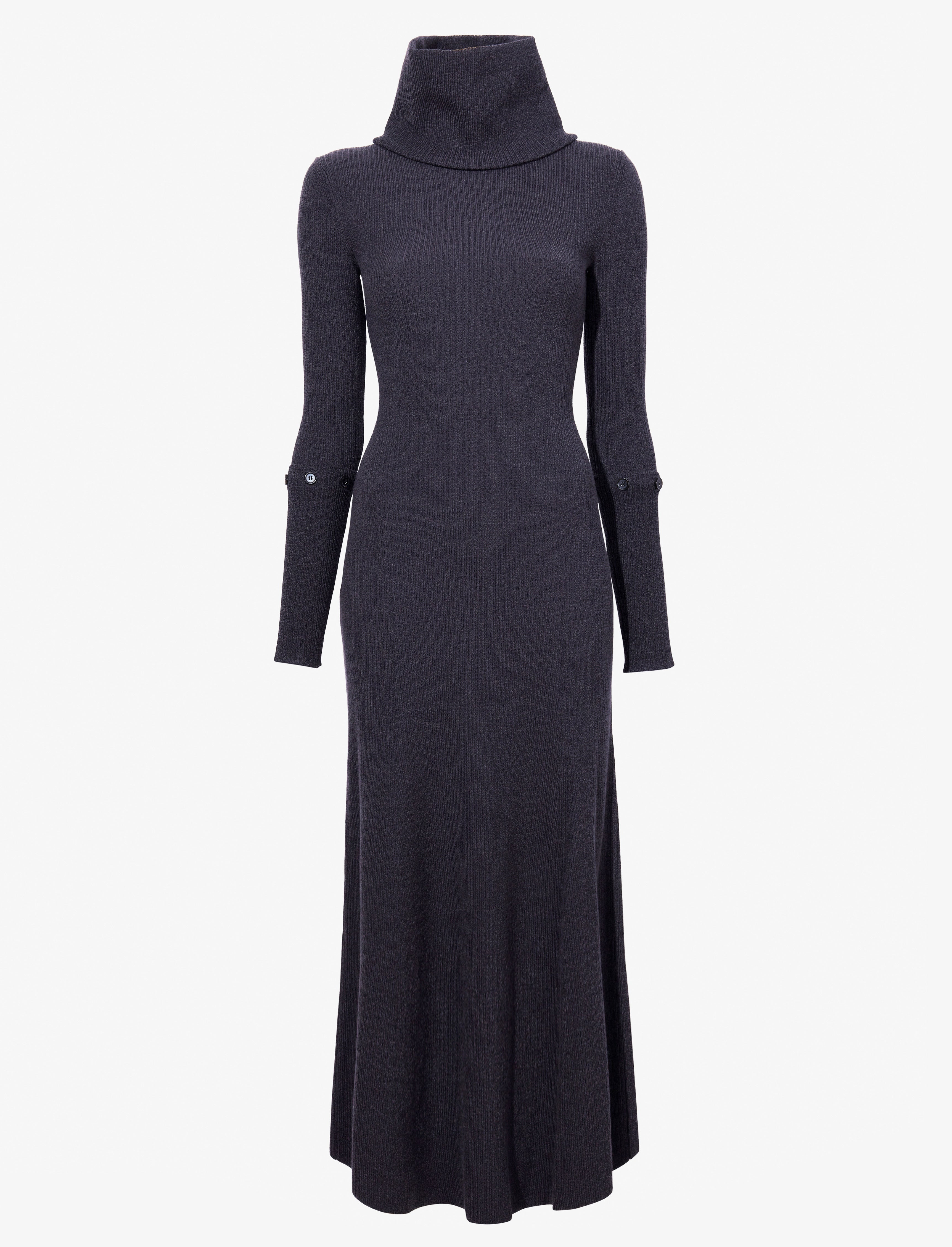 Jocelyn Dress in Midweight Viscose Rib - 1