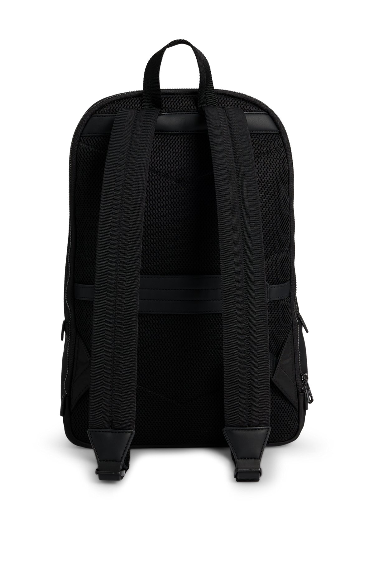 ZIPPED BACKPACK IN TWILL WITH SMART SLEEVE - 2