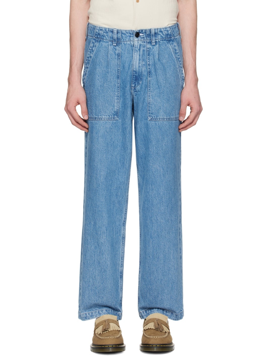 Indigo Fatigue Jeans - 1