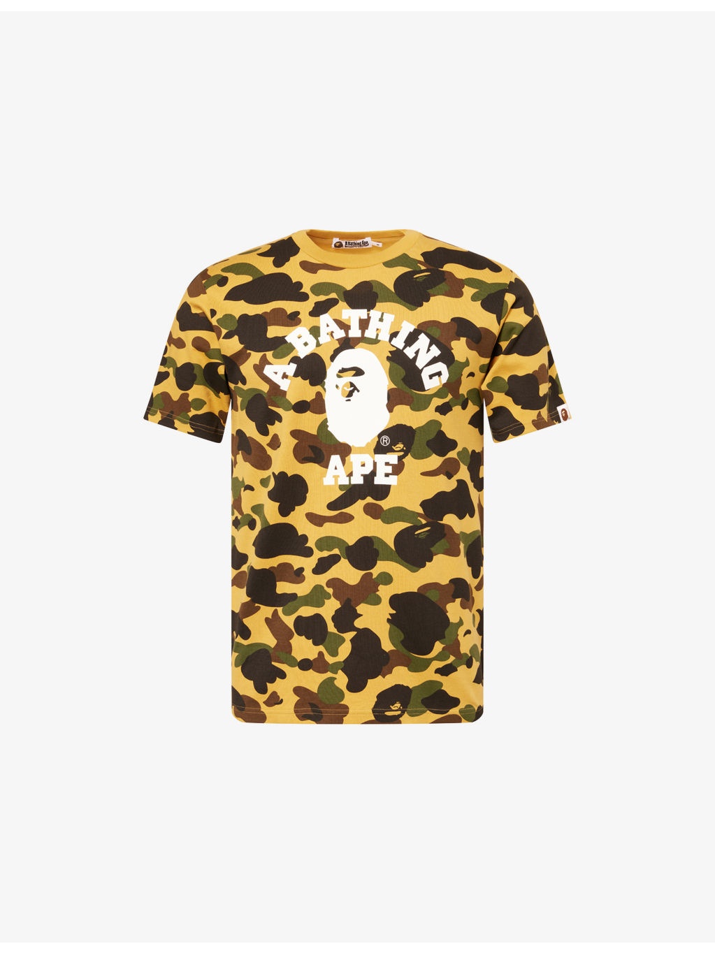 Camo College Graphic-Print Cotton T-Shirt - 1