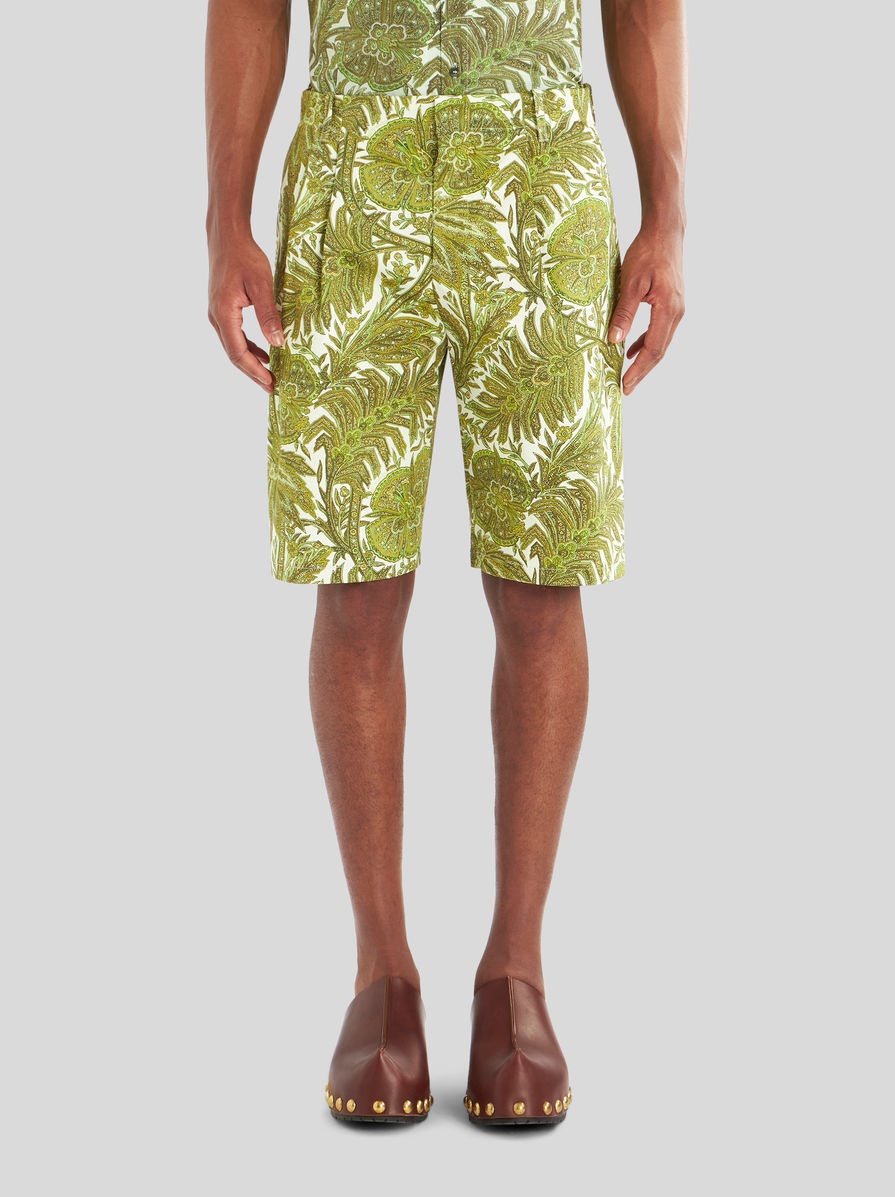 FOLIAGE PATTERN BERMUDAS - 2
