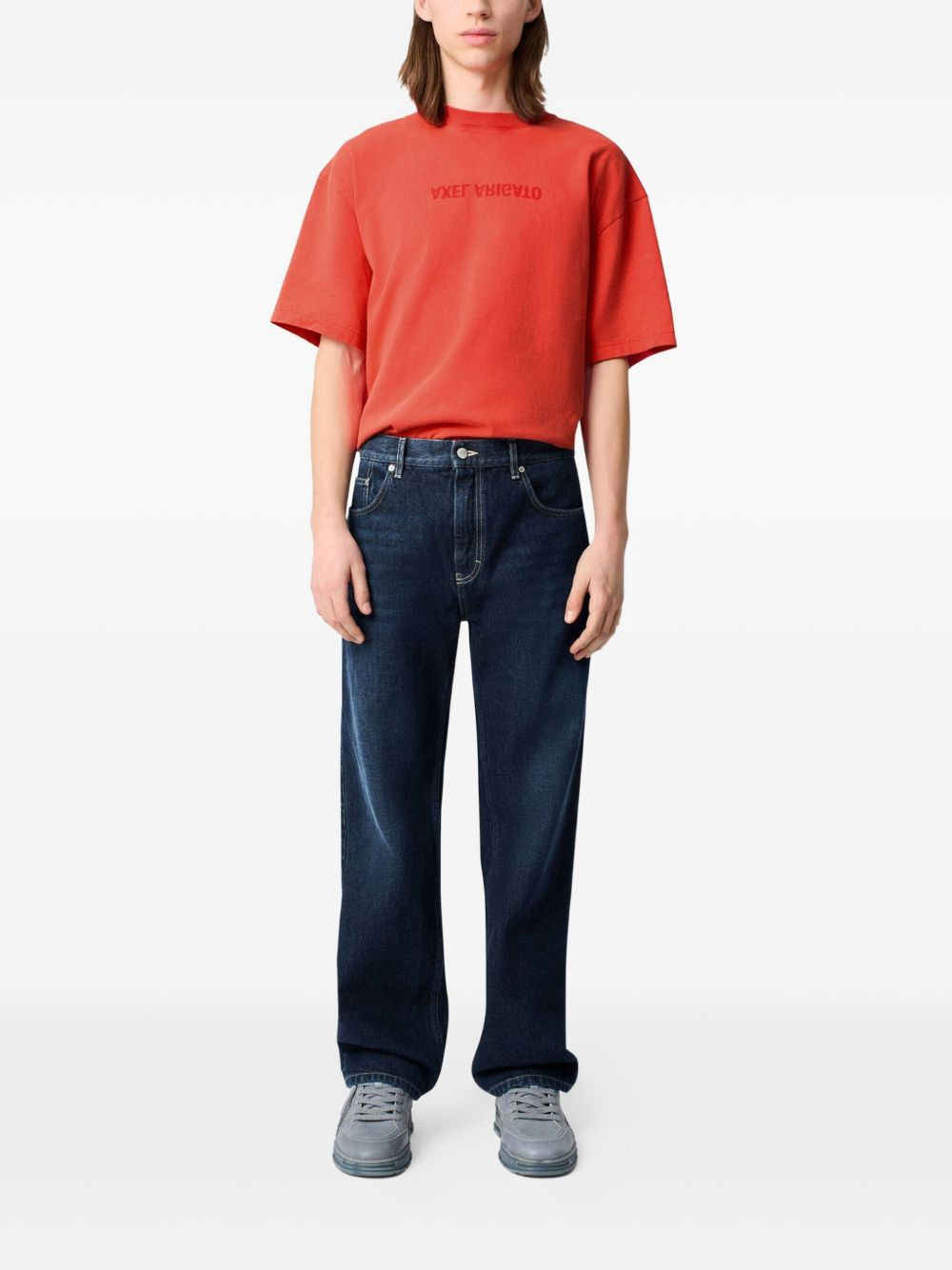 cotton straight jeans - 2
