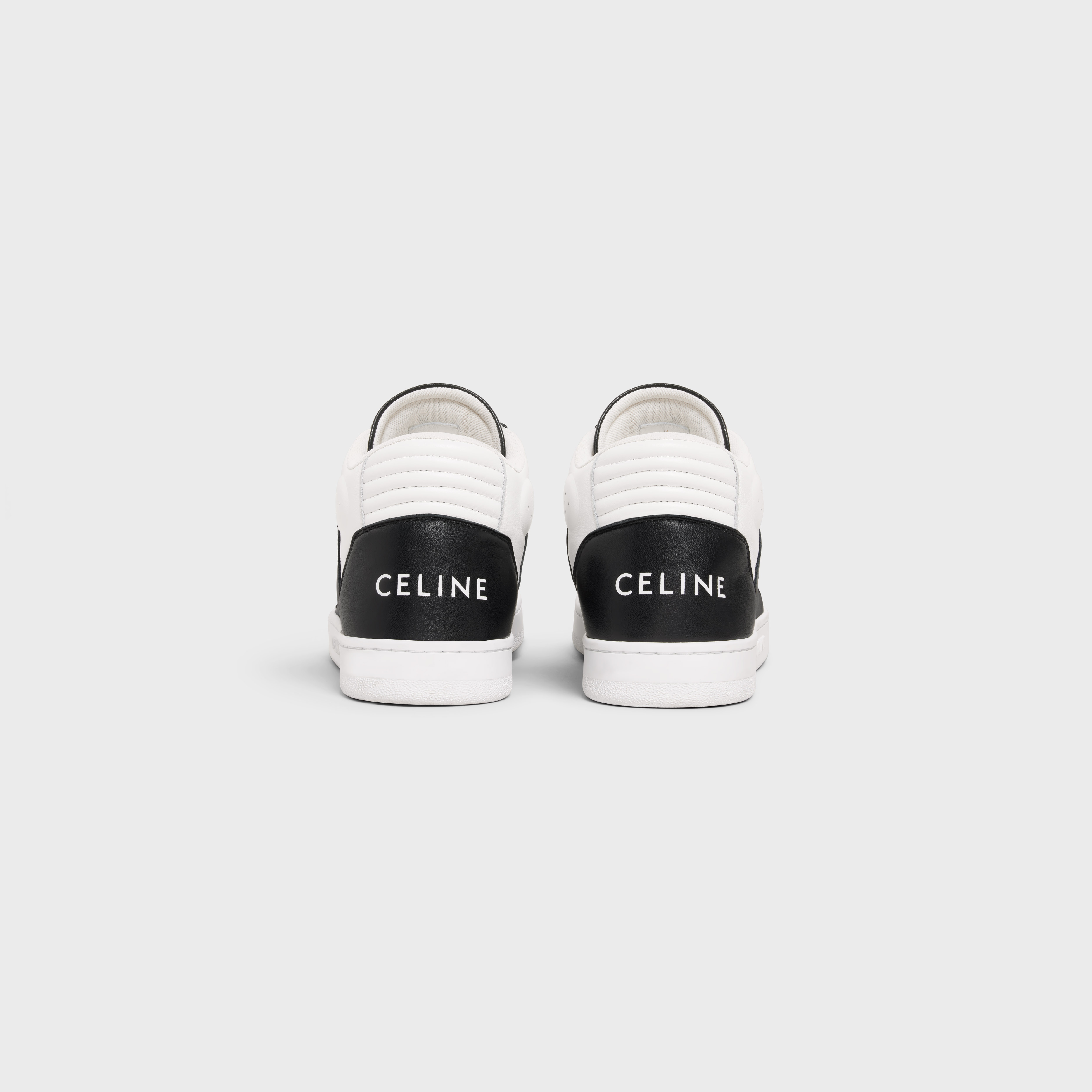 CT-02 CELINE TRAINER MID SNEAKER WITH SCRATCH in CALFSKIN - 3