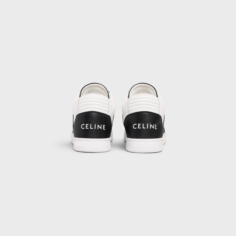 CELINE CT-02 CELINE TRAINER MID SNEAKER WITH SCRATCH in CALFSKIN outlook