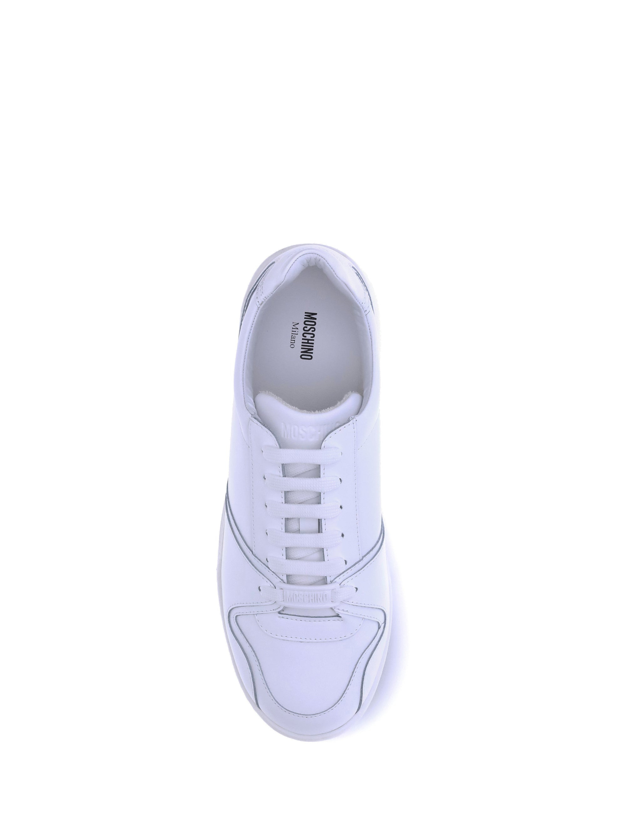 Moschino Women Leather Sneakers - 4