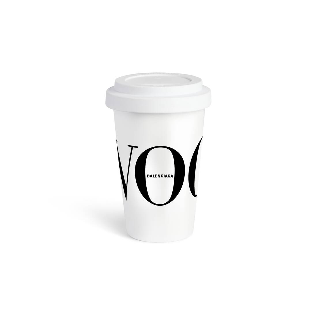 Balenciaga | Vogue Coffee Cup in White - 1
