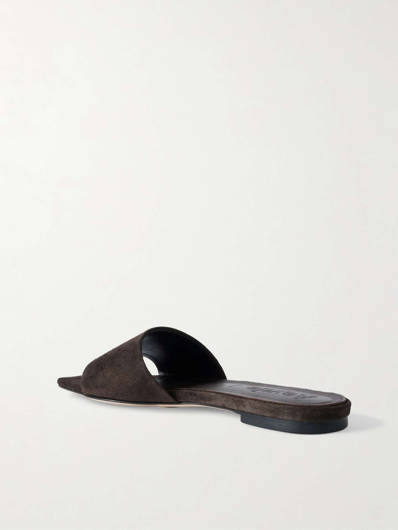 Anna suede slides Chocolate - 3
