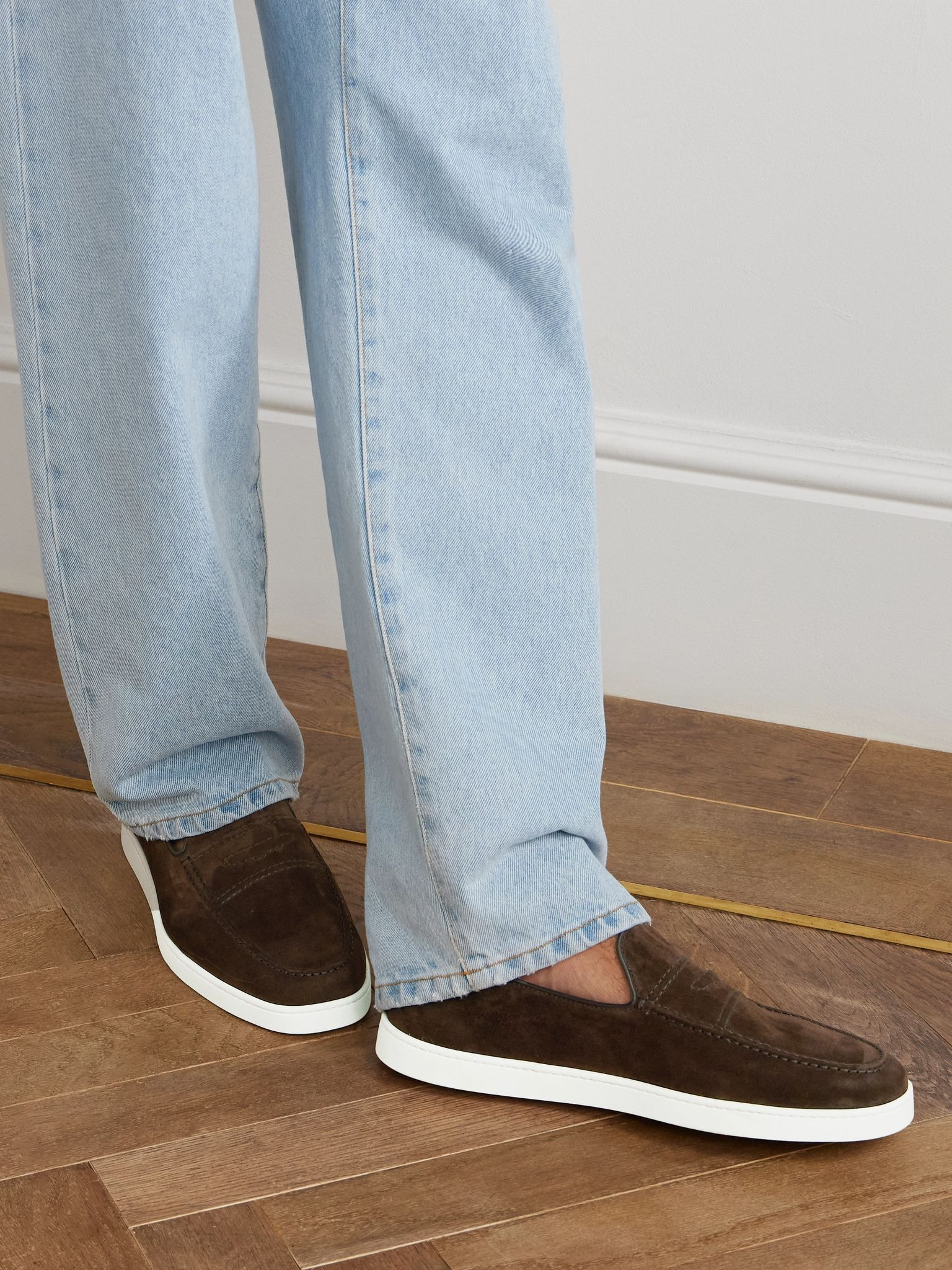 Peebles Suede Loafers Dark brown - 2