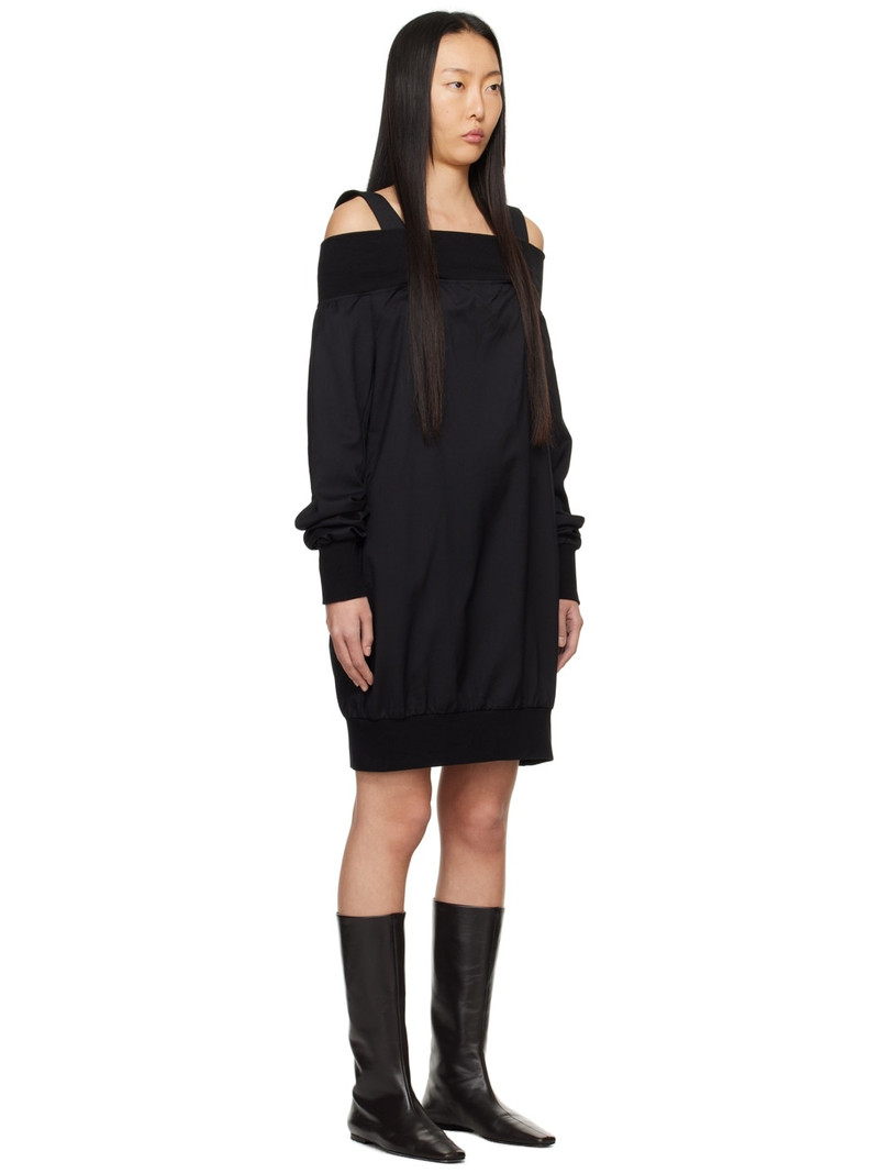Black Off-The-Shoulder Minidress 2