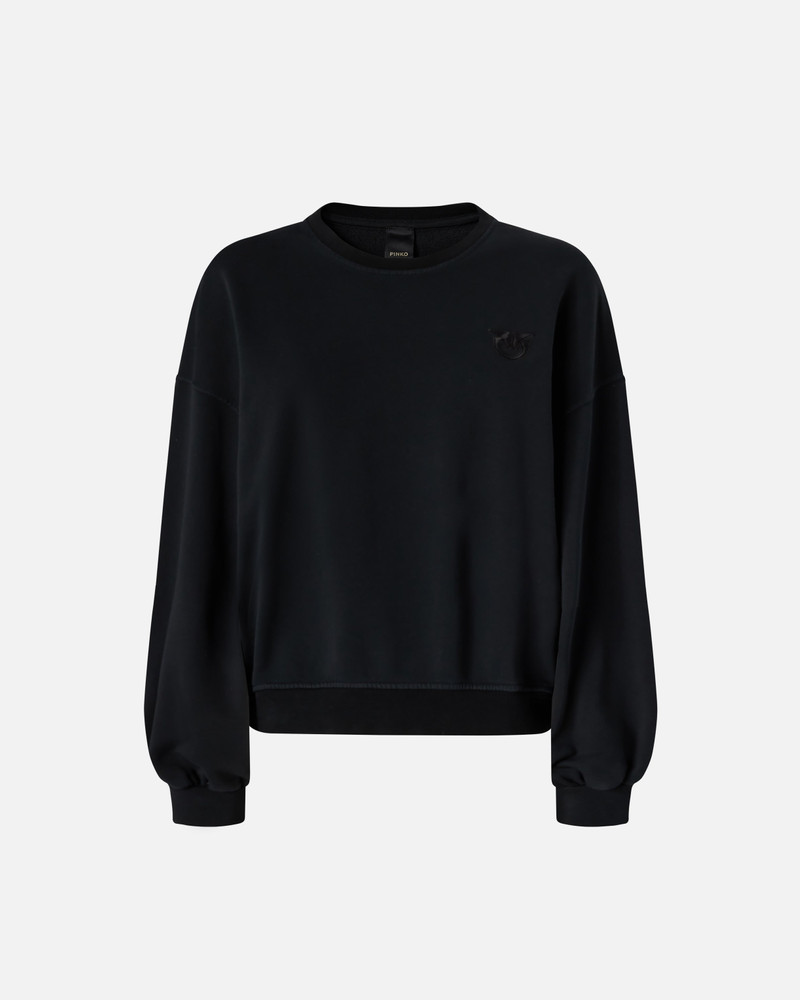 SWEATSHIRT WITH LOVE BIRDS EMBROIDERY 1